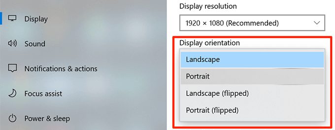 How To Rotate The Screen In Windows 10 image 4