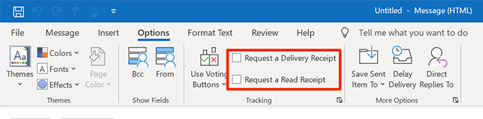 How To Set Up Read Receipts In Outlook - 15