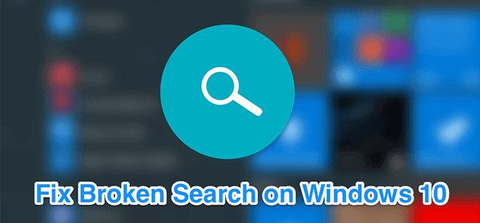 windows 10 search not working registry fix