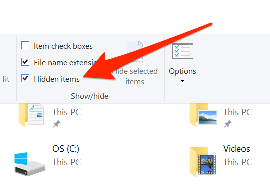How To Show Hidden Files In Windows 10 - 45