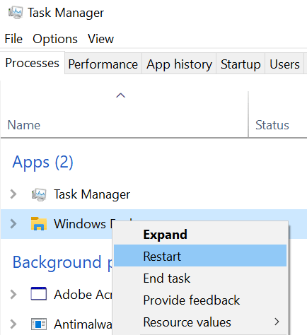 How To Fix Windows 10 Taskbar Not Working image 3
