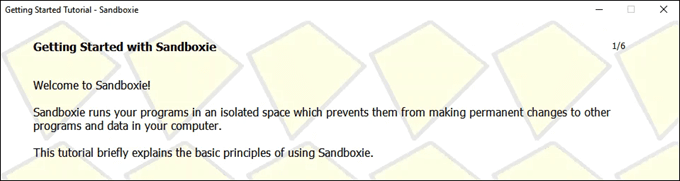sandboxed web browser