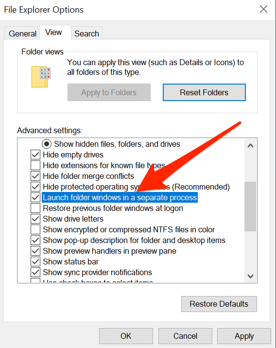Hvorfor fortsetter Windows Explorer?