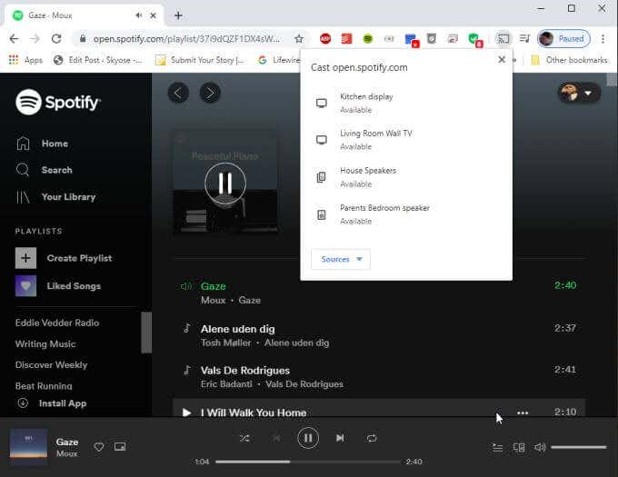 is there a chromecast app for windows 10 ie