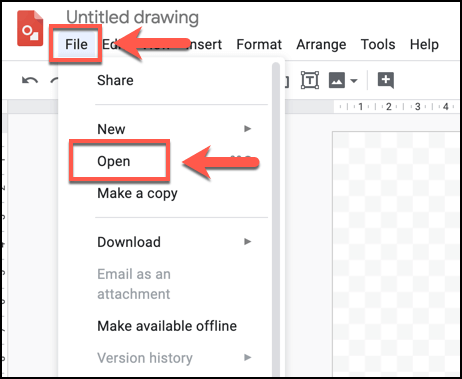 how to use google docs drawing