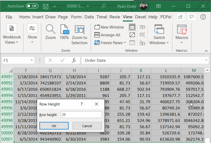 How To Fix a Row In Excel image 6