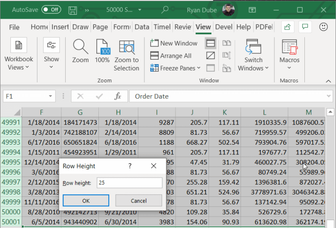 how to freeze first two rows in excel 2010