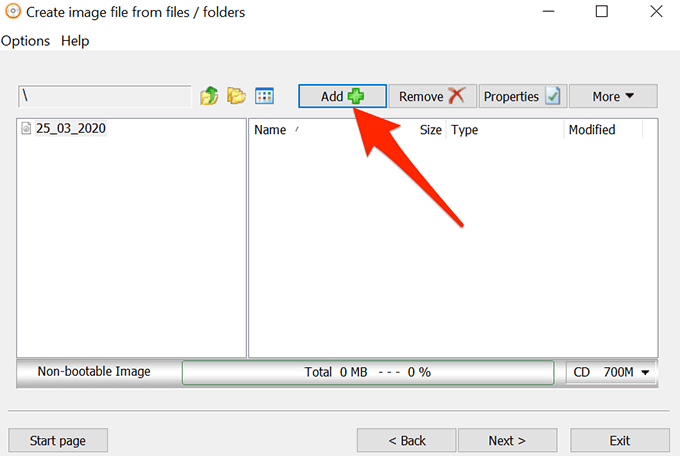 how to create a file folder