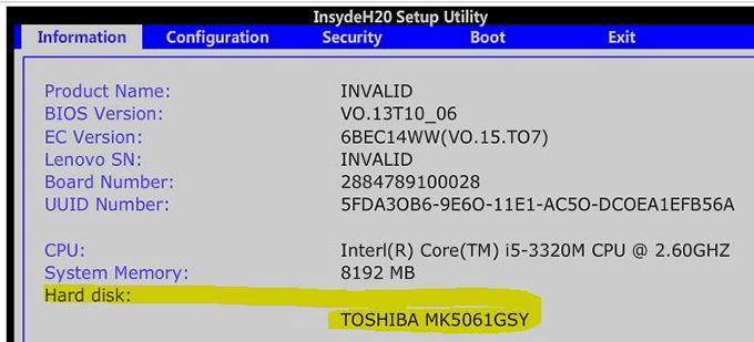 computer not seeing ssd