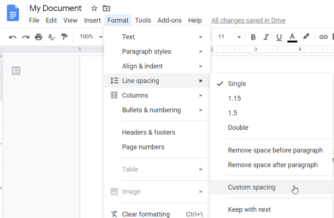 How To Change Margins & Double Space In Google Docs image 10