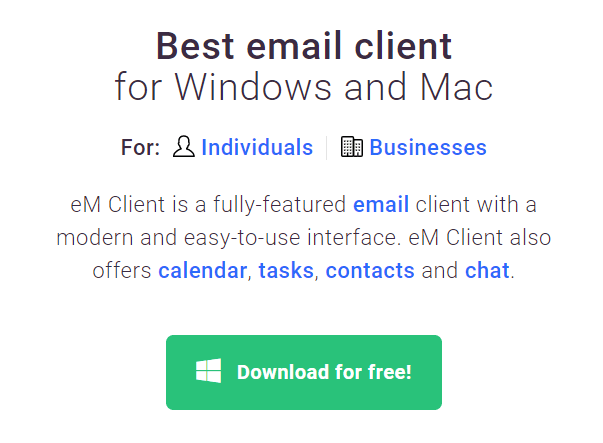 eM Client  The Best Email Client for Windows and Mac