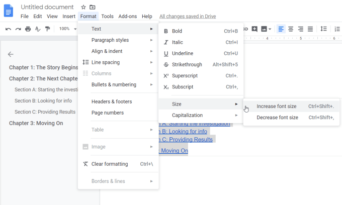 How a Google Docs Table Of Contents Works image 11
