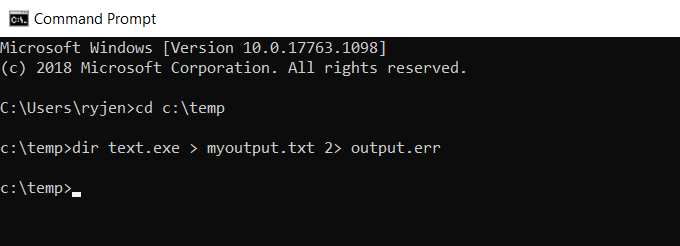Redirect Output from the Windows Command Line to a Text File image 6