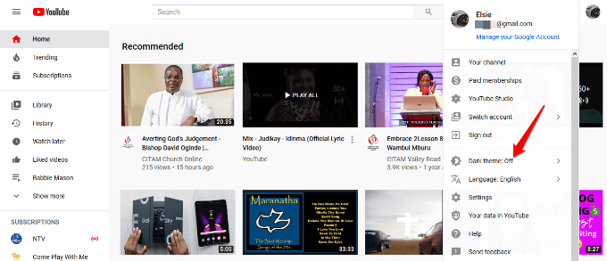 How to Turn On YouTube Dark Mode On Web & Mobile image 5