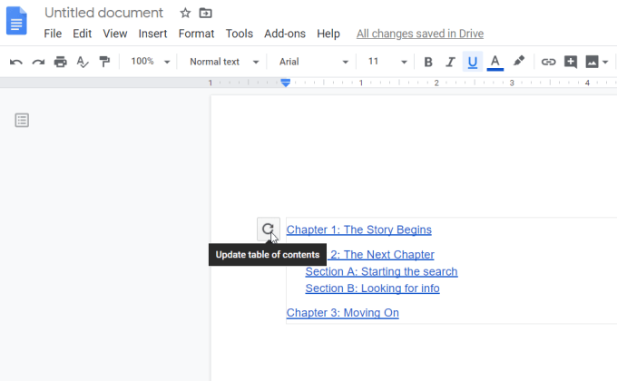 How a Google Docs Table Of Contents Works - 61