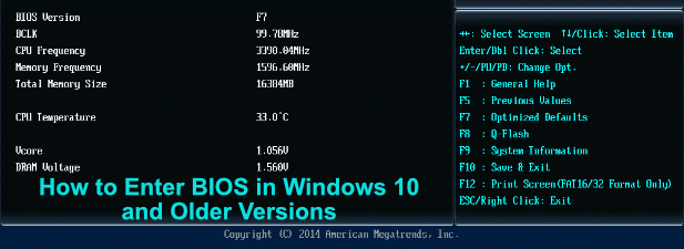 bios w systemie Windows Vista