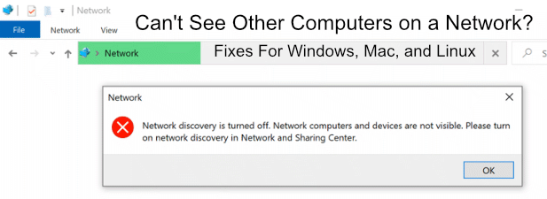 Can&#8217;t See Other Computers on a Network? Fixes For Windows, Mac, and Linux image 1