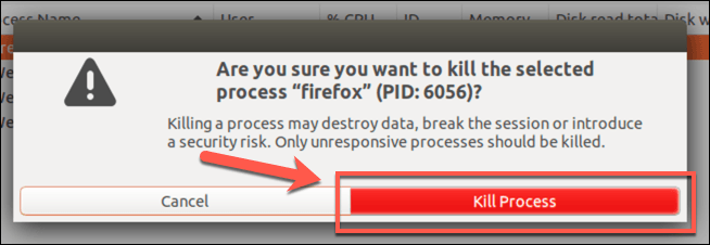 Forcefully Close a Program in Ubuntu image 4