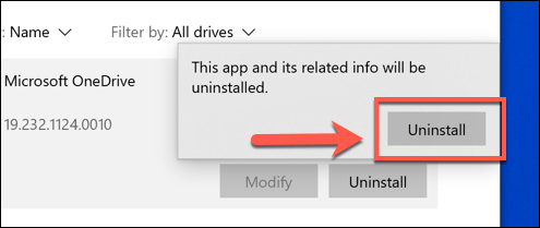 how to disable one drive