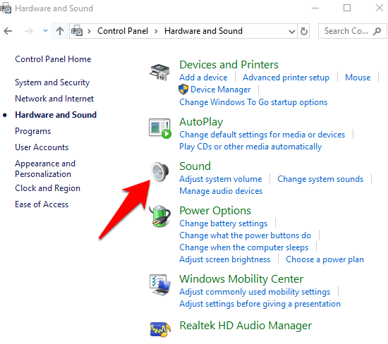 error while opening sound device