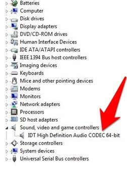 idt high definition audio codec windows 8.1 64 bit