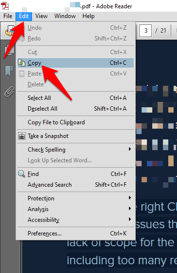 How To Copy Text From A Pdf File