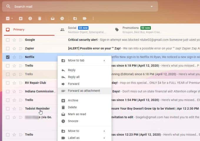 How to Forward Multiple Emails in Gmail - 27