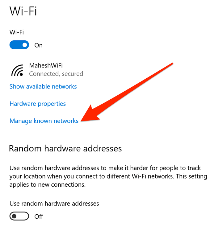 wifi network connect