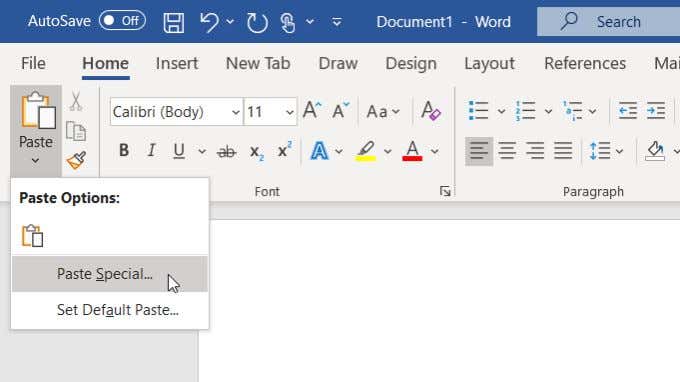 How to Insert an Excel Worksheet into a Word Doc image 6