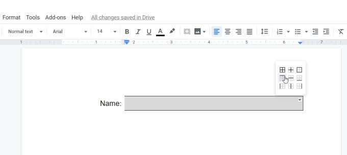 How to Make a Fillable Google Docs Form With Tables - 46