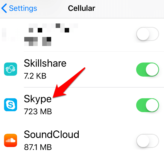 how to change skype settings on ipad