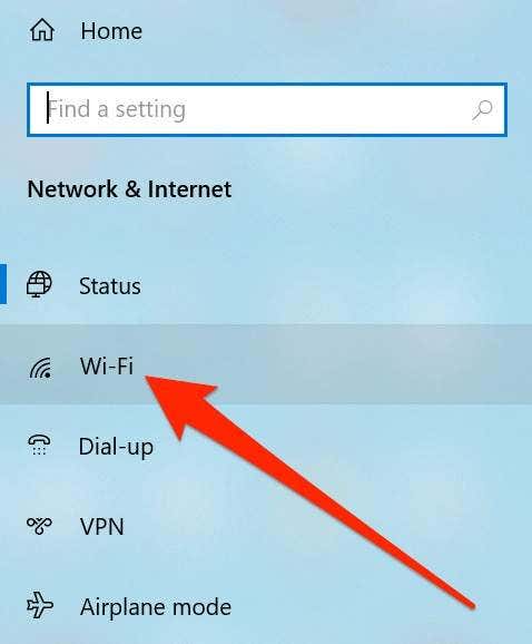 within mac wifi settings what do the colored dots means