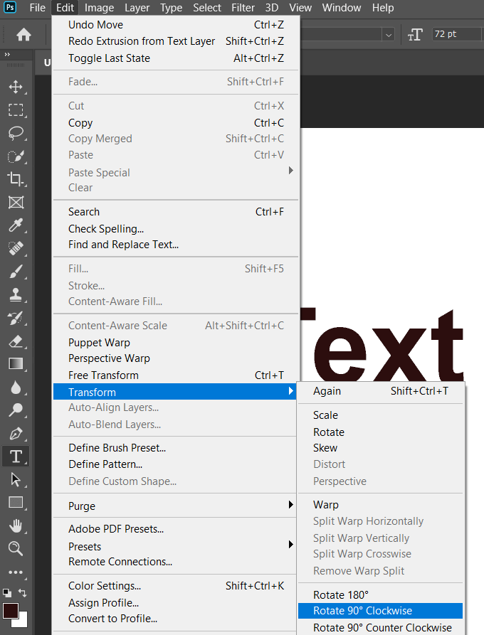 How To Rotate Text Images In Photoshop Helpdeskgeek