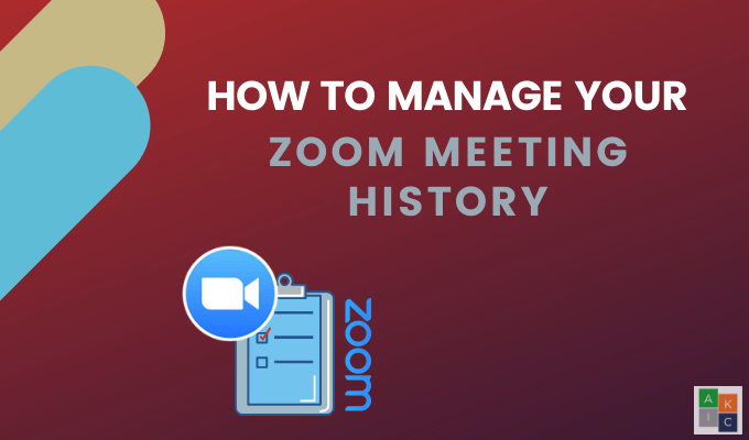 How To Manage Your Zoom Recordings History image 1