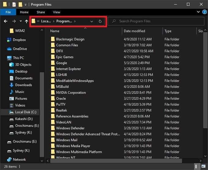 Open Command Prompt in Folder Using Windows Explorer image 3