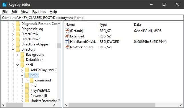 Open Command Prompt in Folder Using Windows Explorer - 45