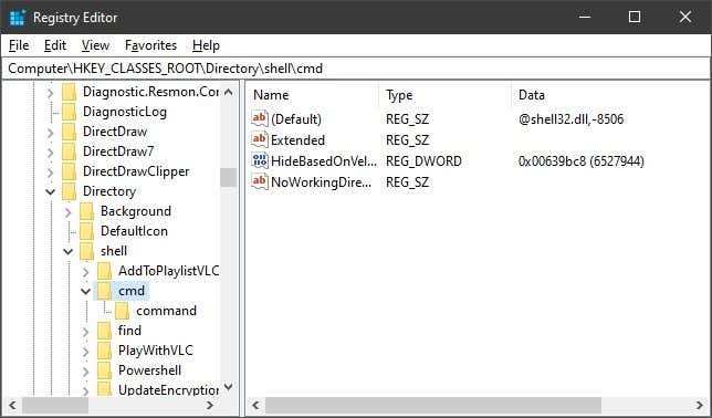 Open Command Prompt in Folder Using Windows Explorer - 8