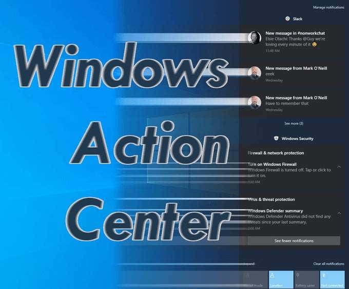 What Is Windows Action Center? image 1