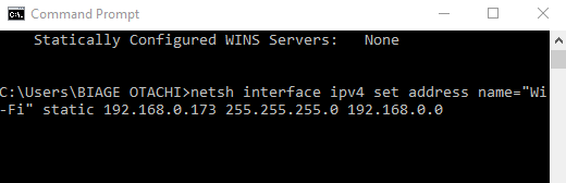 Change IP Address and DNS Servers using the Command Prompt image 5