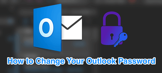 change password on outlook for mac