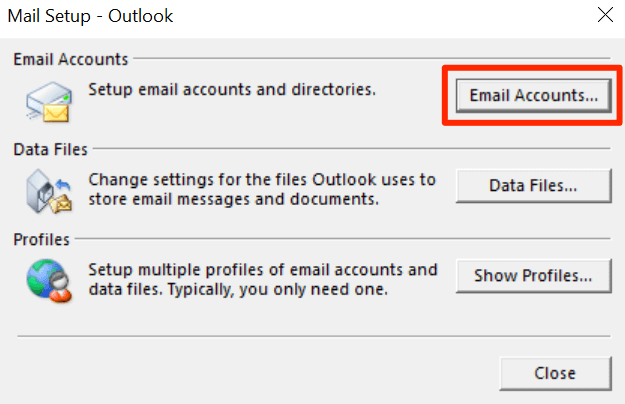 change password on outlook for mac