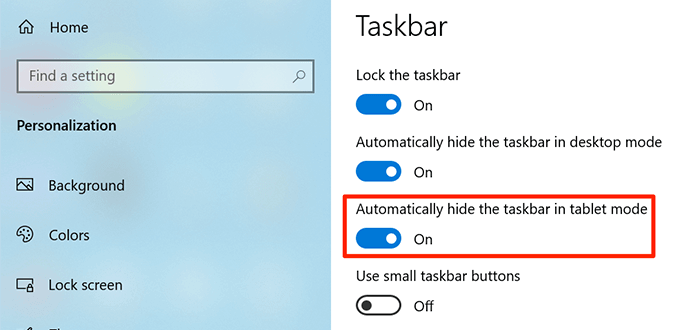 How To Hide The Taskbar In Windows 10 image 6