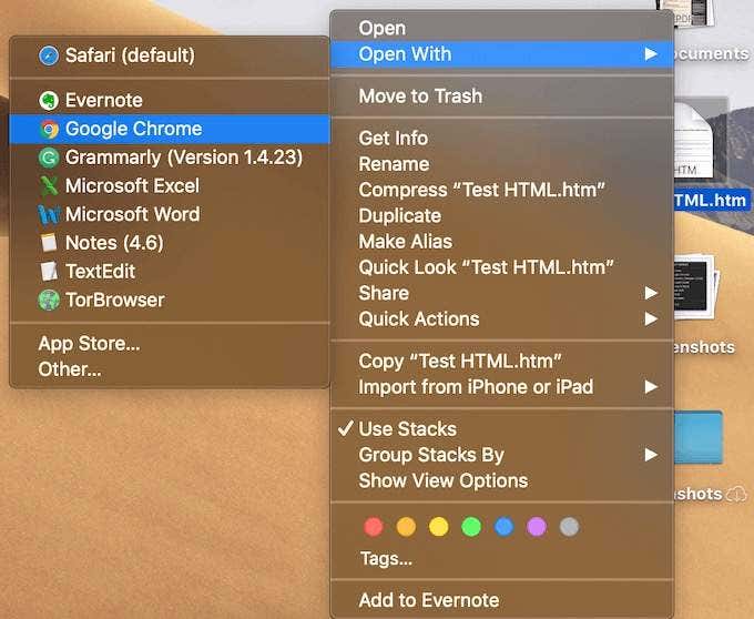 make a script for google chrome on mac