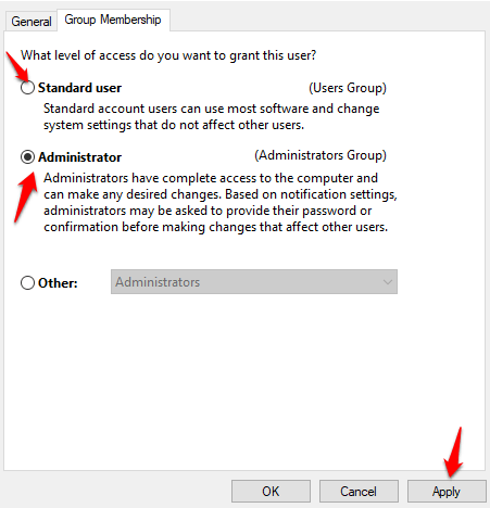 windows 10 says i need permission from myself