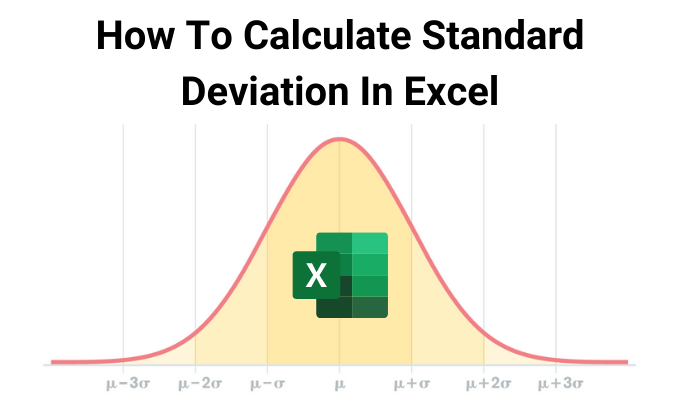 How To Calculate Standard Deviation In Excel 6877