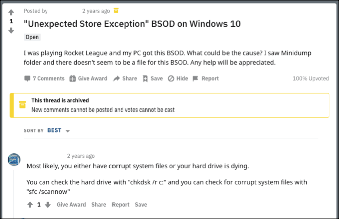 How to Fix Unexpected Store Exception Error In Windows 10 image 2