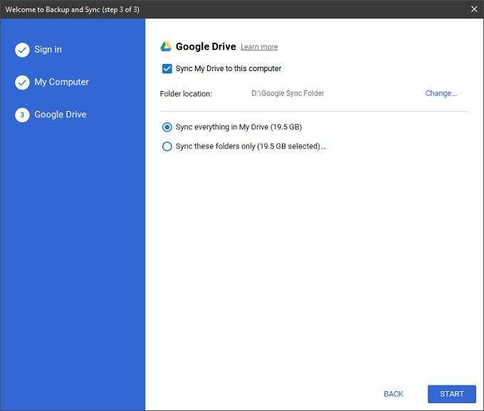 How To Use Google Backup And Sync To Backup Your Hard Drive - 4