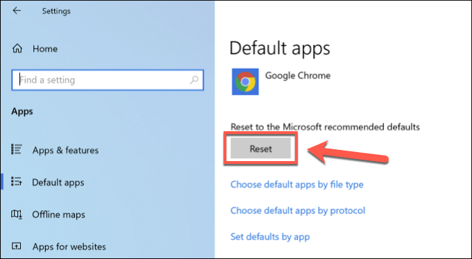 how to change default program