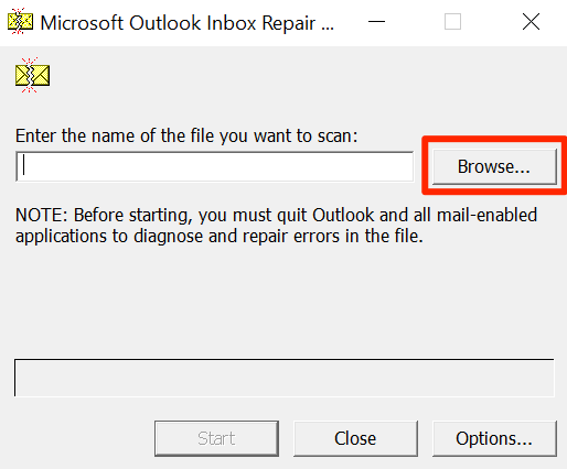 outlook stuck at loading profile 2019