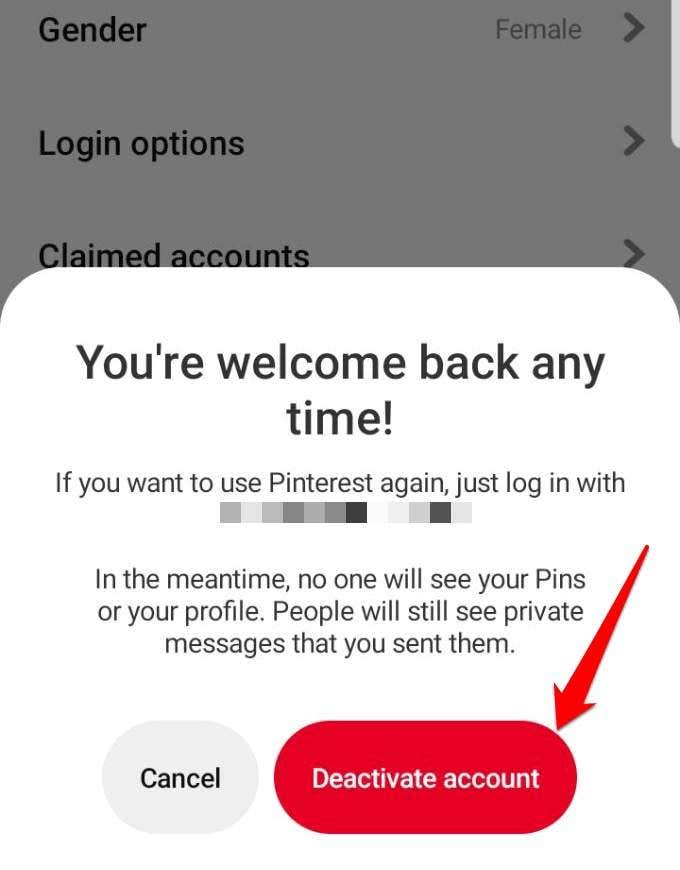 How To Deactivate or Delete A Pinterest Account - 61